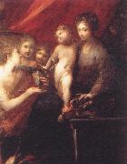 CASTELLO, Valerio The Virgin of the Compote-dish oil
